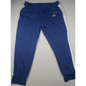 Walt Disney World 50th Anniversary Castle Track Sweat Pants Adult XL Blue